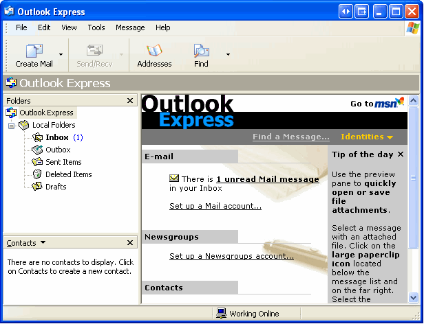 Search and menus